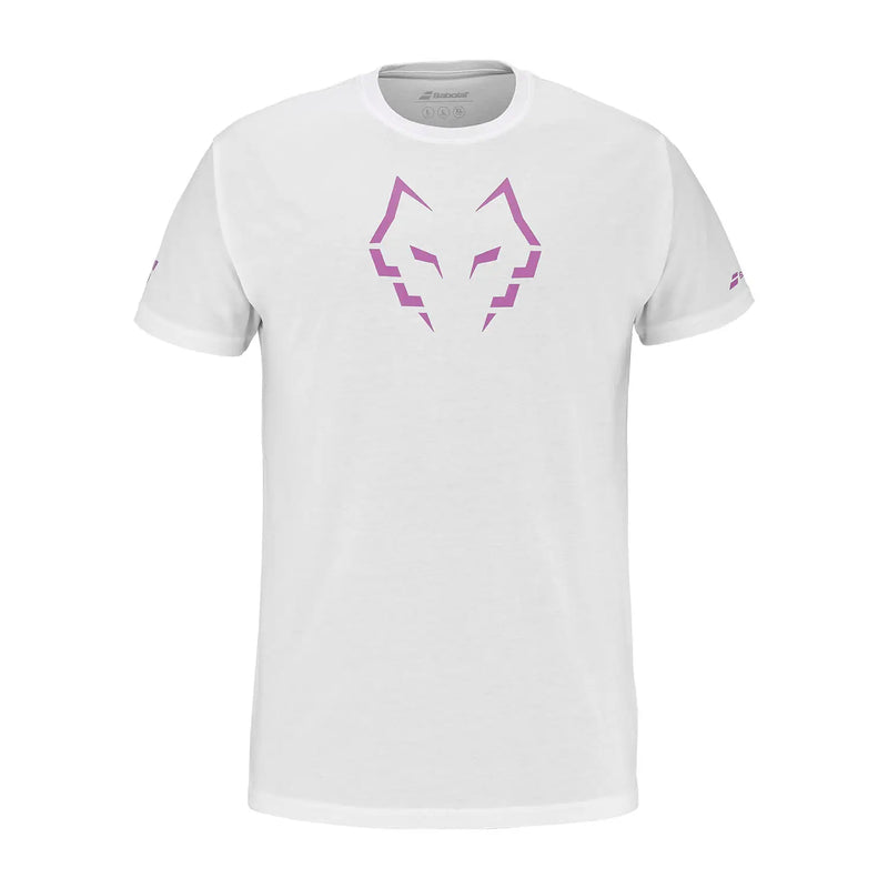 Carica immagine in Galleria Viewer, T-SHIRT HOMEM BABOLAT ALGODÃO JUAN LEBRON BRANCA