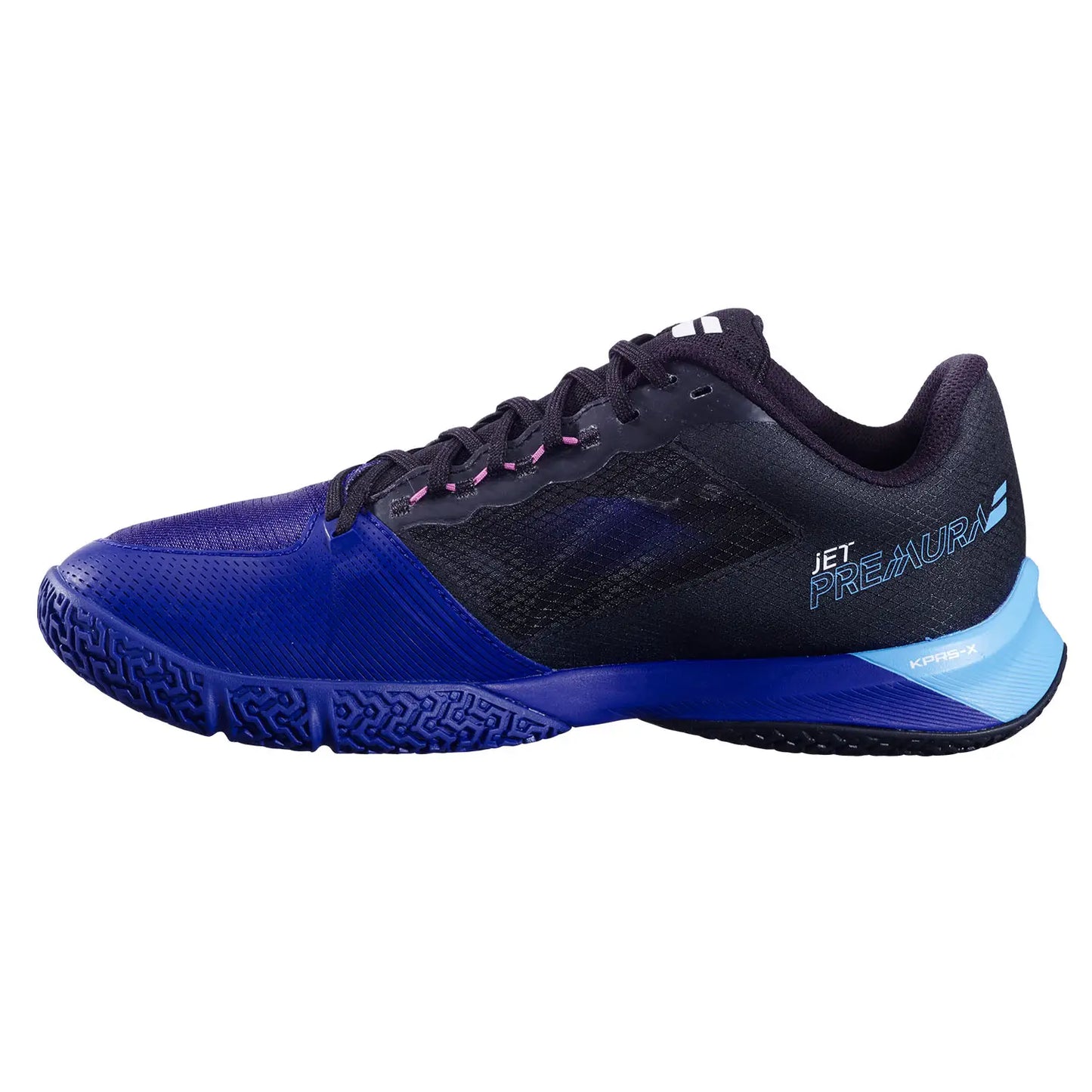 SAPATILHA PADEL HOMEM BABOLAT JET PREMURA 2 JUAN LEBRON 2025 Black Mazarine Blue