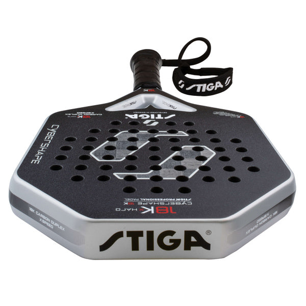 Abrir imagem na galeria, RAQUETE DE PADEL STIGA 18K X Hard CYBERSHAPE