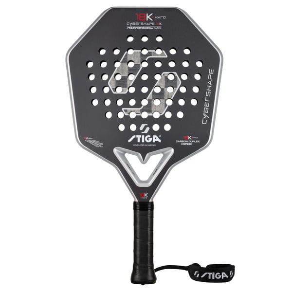 RAQUETE DE PADEL STIGA 18K X Hard CYBERSHAPE