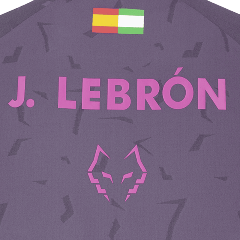Abrir imagem na galeria, T-SHIRT HOMEM BABOLAT JUAN LEBRON PRETO/ROXO