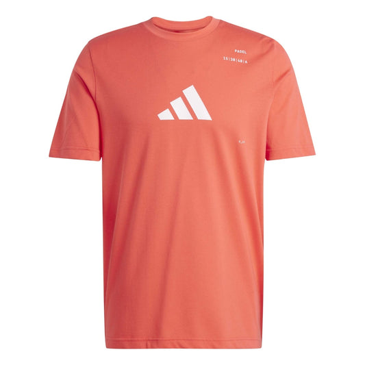 T-SHIRT HOMEM ADIDAS PADEL LUCID RED