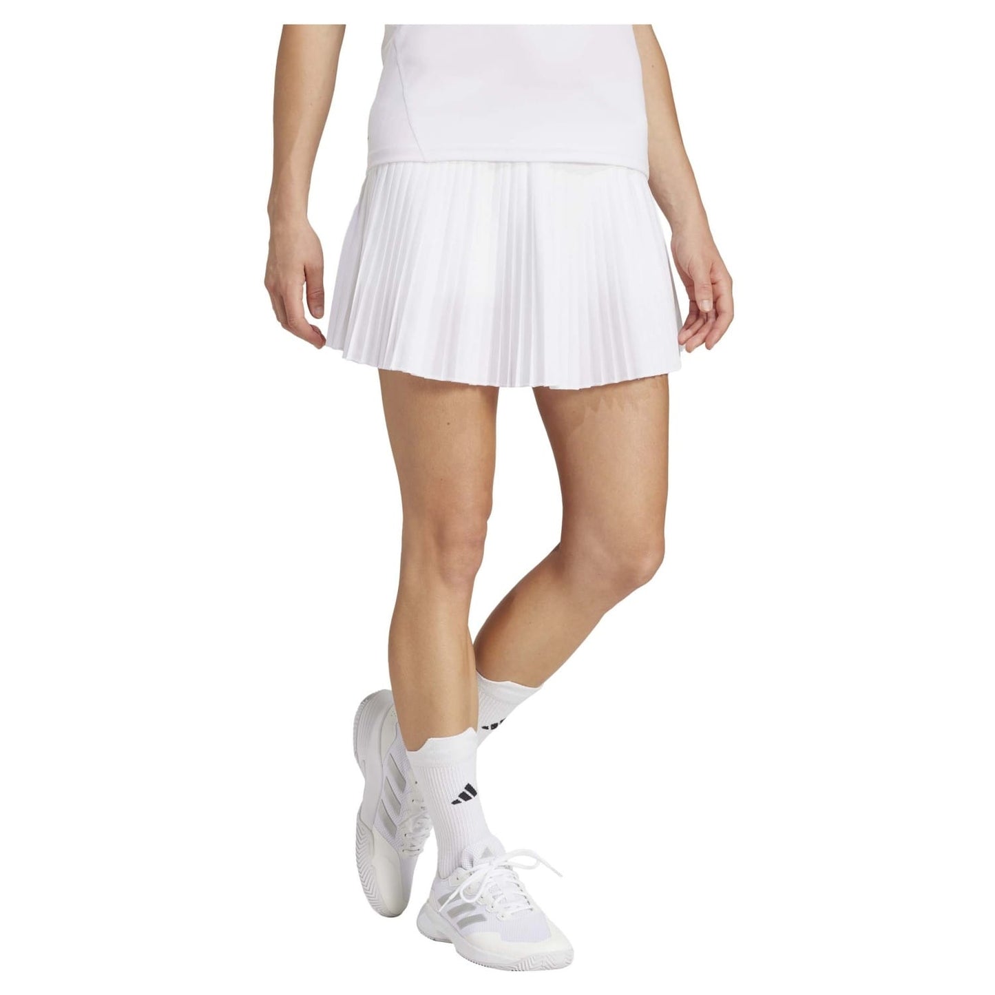 SAIA MULHER PADEL ADIDAS CLUB PLEAT BRANCA