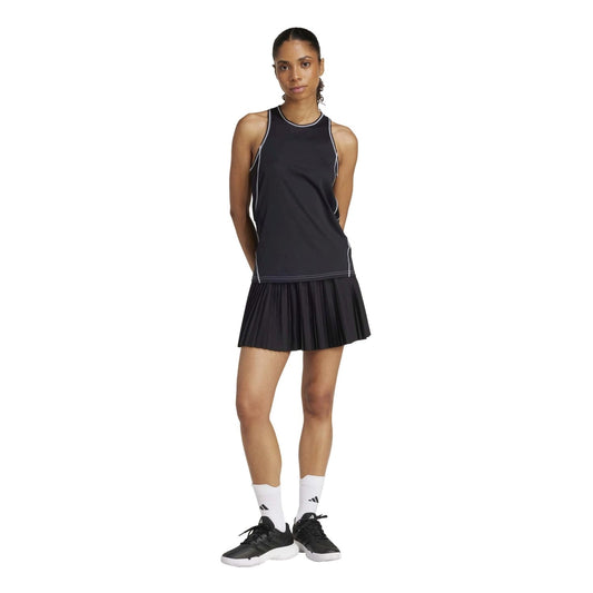 SAIA MULHER PADEL ADIDAS CLUB PLEAT PRETO