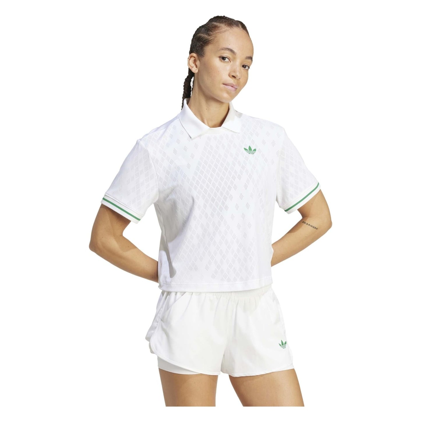 T-SHIRT POLO PRO MULHER ADIDAS BRANCO