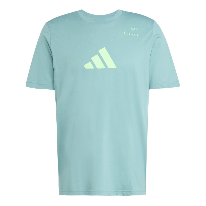 Cargue la imagen en el visor de la galería, CAMISETA HOMBRE ADIDAS PÁDEL VERDE
