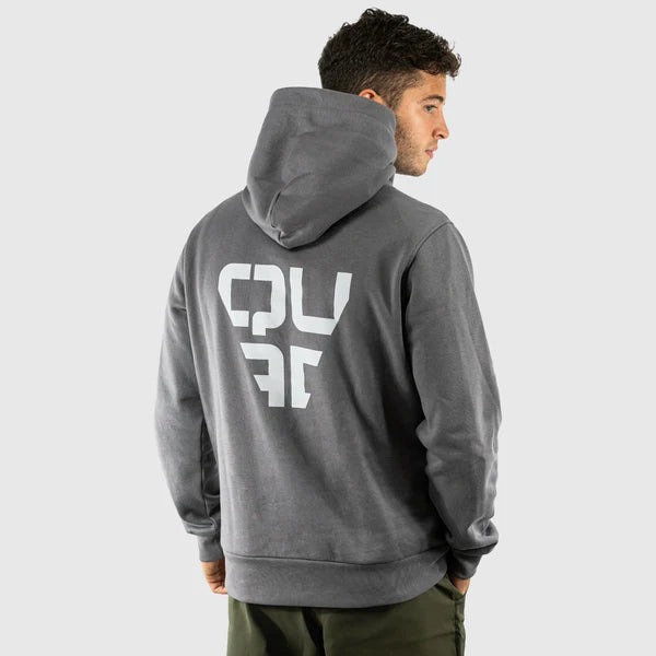 SWEATSHIRT MULHER QUAD Stylish Hoodie Cinza