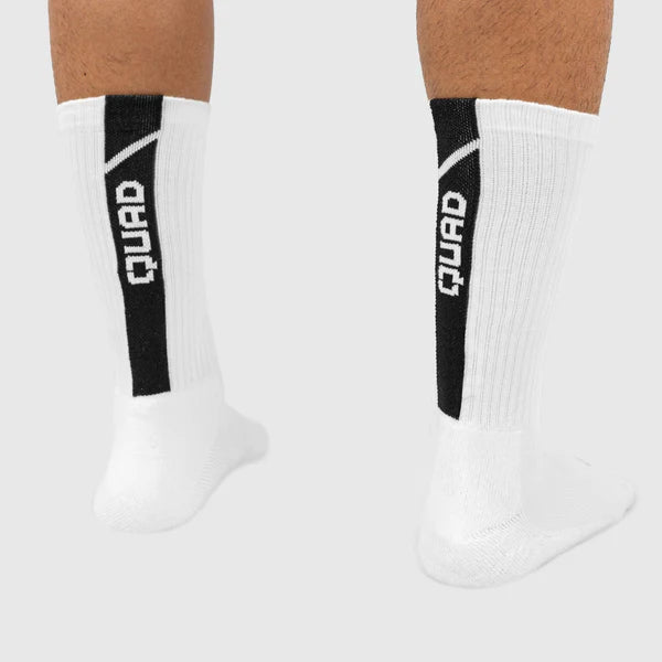 Cargue la imagen en el visor de la galería, CALCETINES DE PÁDEL CUADRADOS BLANCOS