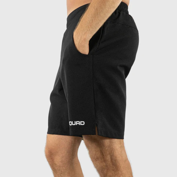 Cargue la imagen en el visor de la galería, PANTALONES CORTOS HOMBRE CUADRO PADEL COURT NEGRO