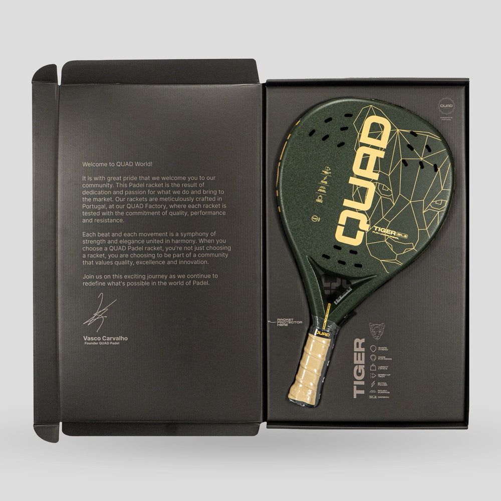 RAQUETE DE PADEL QUAD TIGER