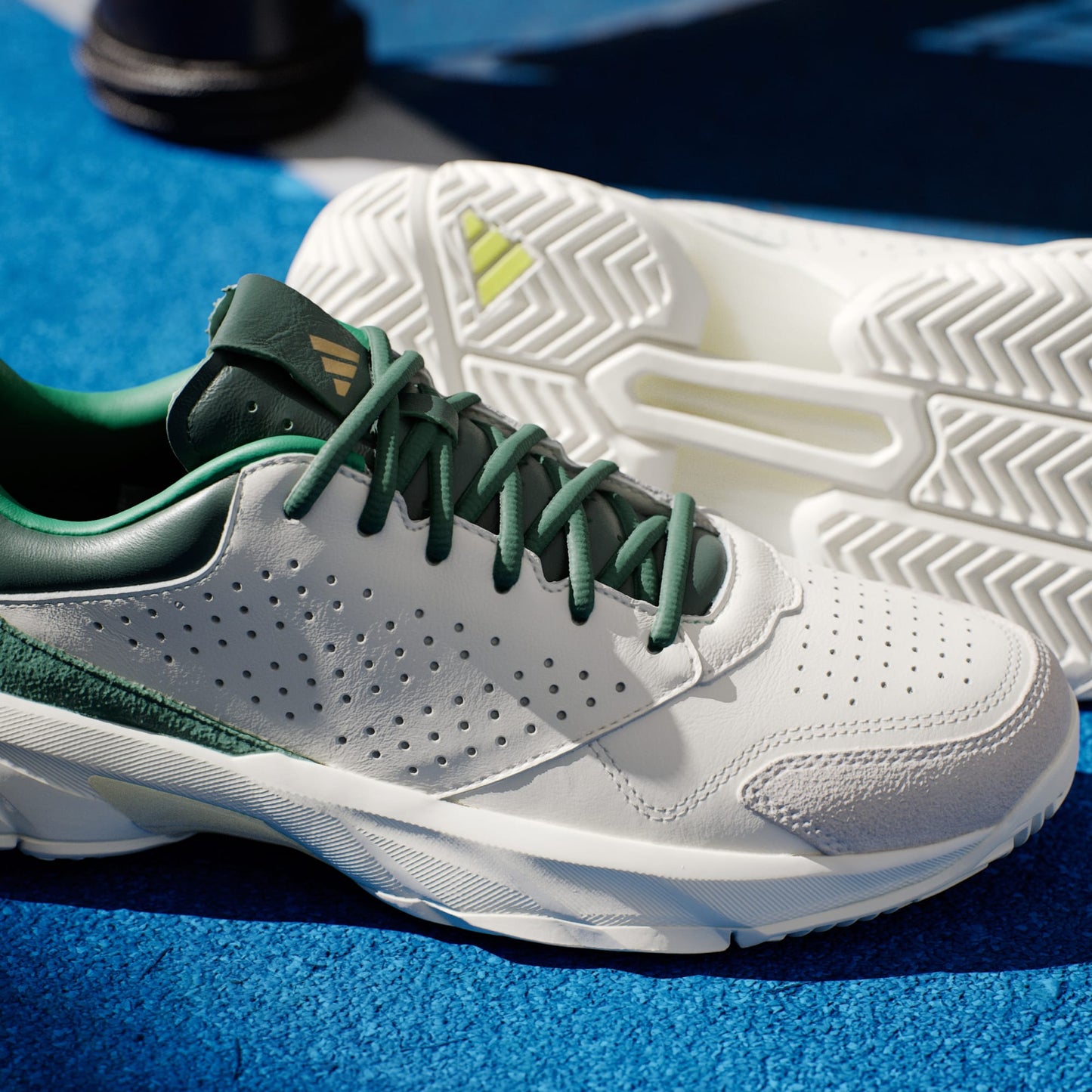 SAPATILHA PADEL HOMEM ADIDAS COURTJAM CONTROL 3 PREMIUM COLLEGIATE GREEN