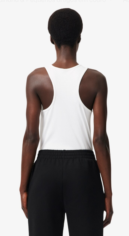 Laden Sie das Bild in Galerie -Viewer, TOP MULHER LACOSTE SLIM FIT BRANCO