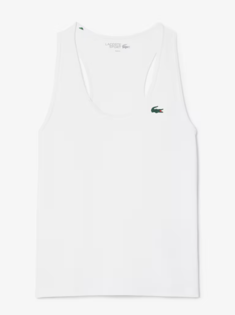 Laden Sie das Bild in Galerie -Viewer, TOP MULHER LACOSTE SLIM FIT BRANCO