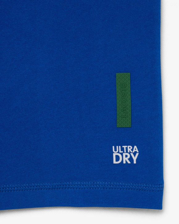 Abrir imagem na galeria, T-SHIRT HOMEM LACOSTE ELÁSTICA COM TECNOLOGIA ULTRA-DRY AZUL
