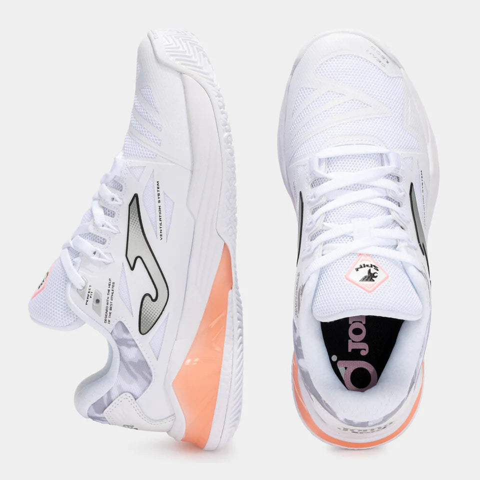 SAPATILHA PADEL SENHORA JOMA SPIN LADY 2501 BRANCO