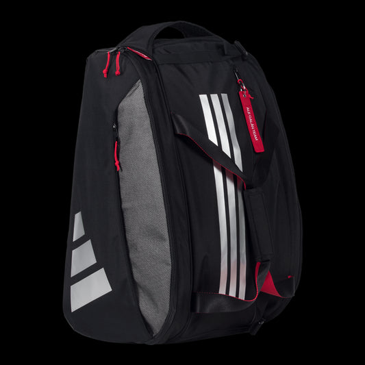 SACO DE PADEL ADIDAS MULTIGAME PRETO/VERMELHO 3.4 2025 DE ALE GALÁN