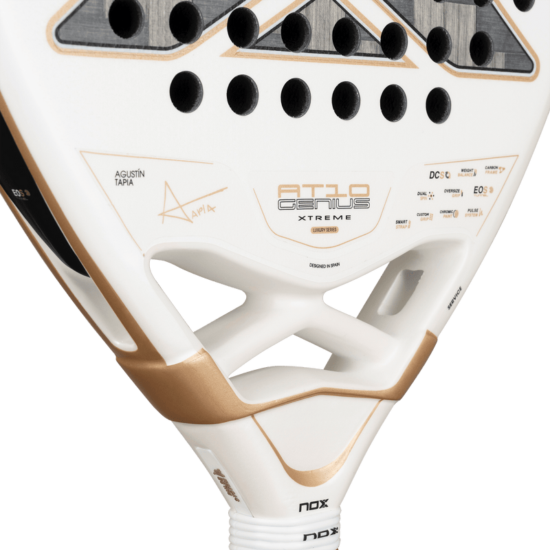 Abrir imagem na galeria, RAQUETE DE PADEL NOX AT10 LUXURY GENIUS 12K ALUM XTREM 2026 by AGUSTIN TAPIA