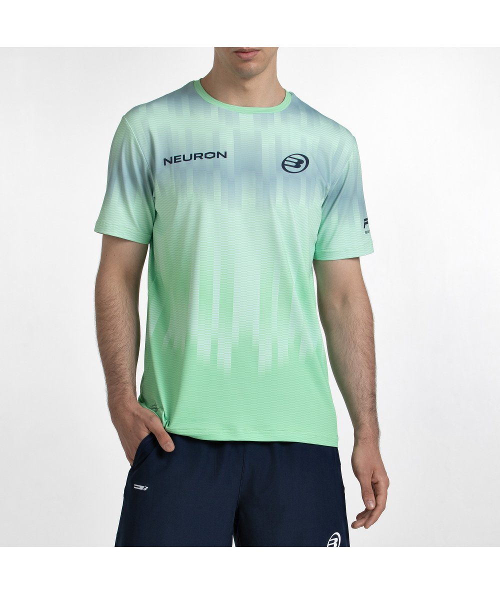 T-shirt HOMEM BULLPADEL CHINGOTTO 26V VERDE ÁCIDO