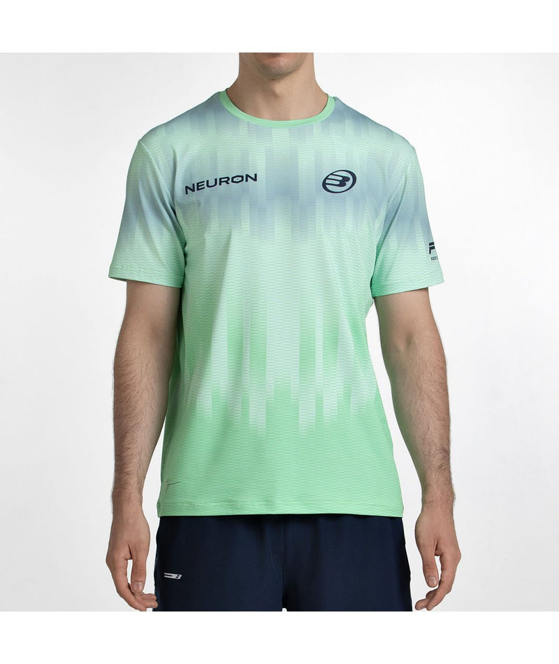 Abrir imagem na galeria, T-shirt HOMEM BULLPADEL CHINGOTTO 26V VERDE ÁCIDO