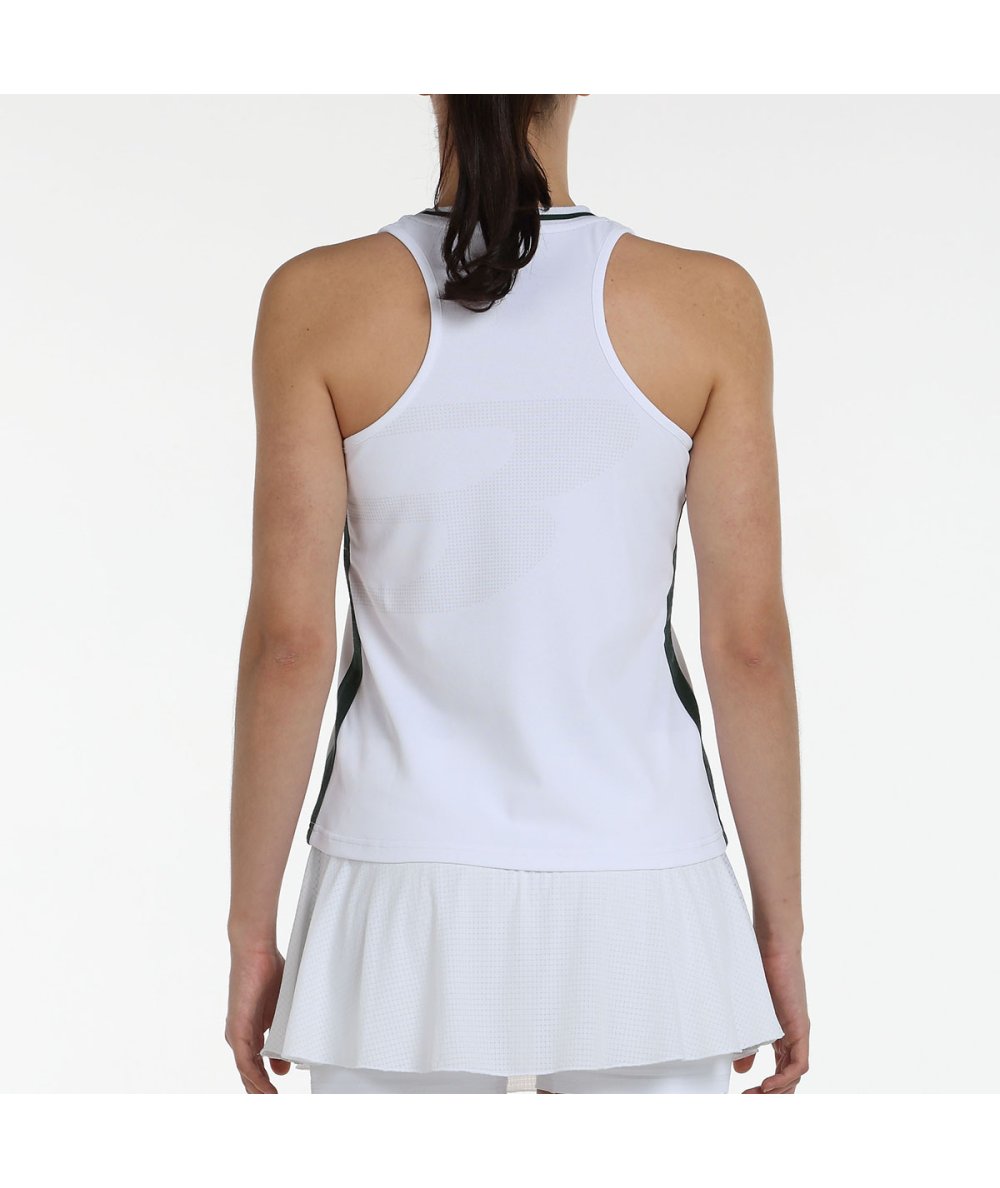 TOP DE MULHER BULLPADEL LERNA BRANCA