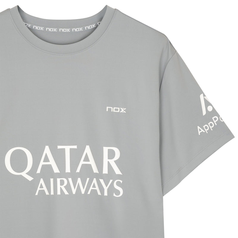 Carica immagine in Galleria Viewer, T-SHIRT HOMEM NOX AT10 AGUSTIN TAPIA SPONSORS CINZA