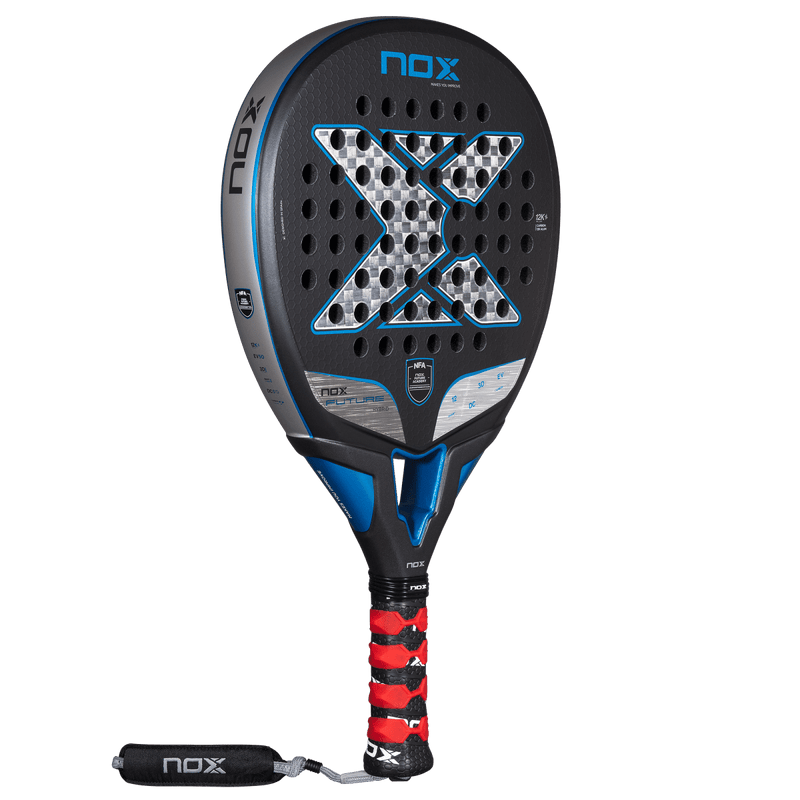 Abrir imagem na galeria, RAQUETE DE PADEL NOX FUTURE HYBRID 12K ALUM