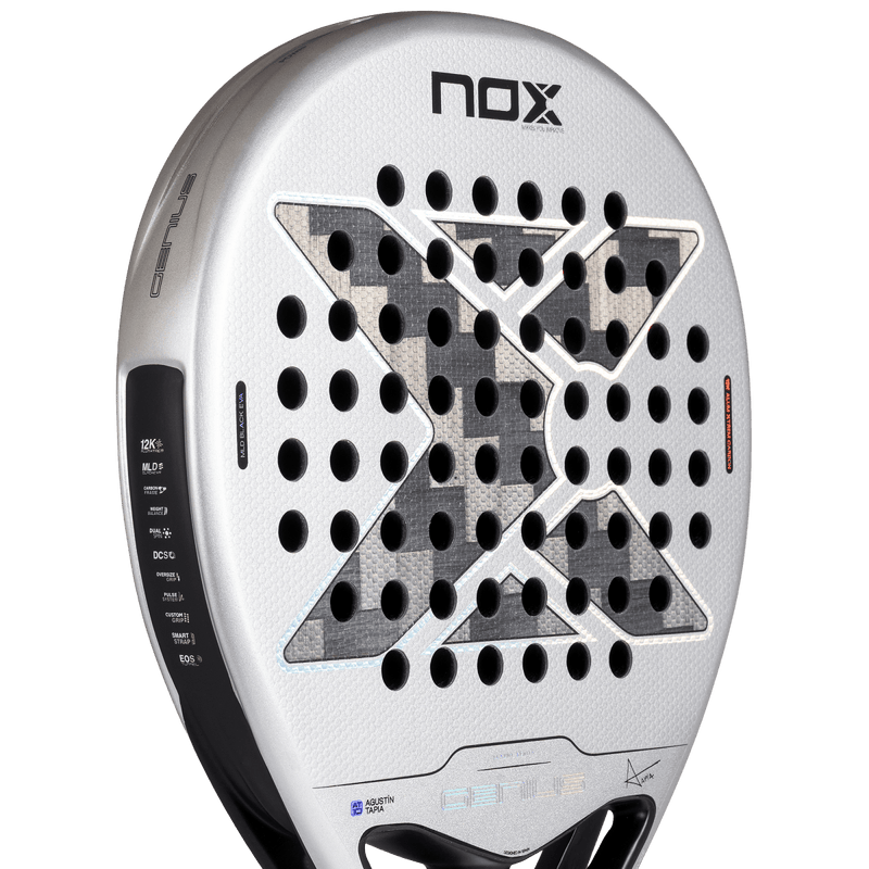 Abrir imagem na galeria, RAQUETE DE PADEL NOX GENIUS 12K ALUM XTREM 2027 by AGUSTÍN TAPIA - PRÉ-VENDA