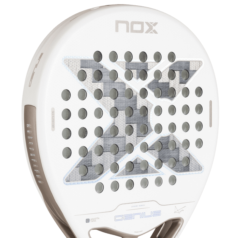 Abrir imagem na galeria, RAQUETE DE PADEL NOX GENIUS 12K ALUM XTREM LITE 2027 by AGUSTÍN TAPIA - PRÉ-VENDA