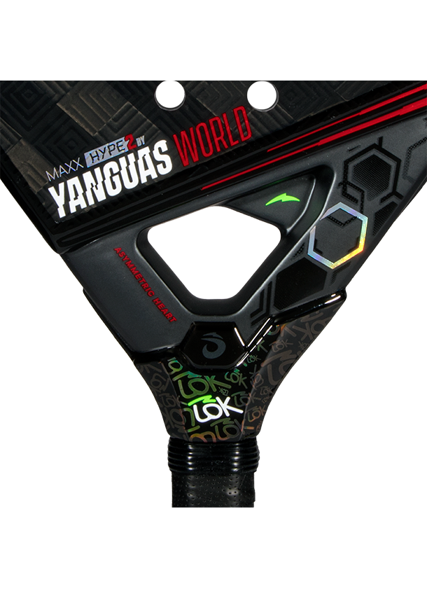 Abrir imagem na galeria, RAQUETE DE PADEL LOK MAXX HYPE YANGUAS WORLD