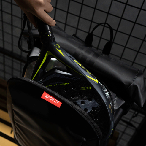 Cargue la imagen en el visor de la galería, MOCHILA DE PÁDEL ADIDAS MULTIGAME NEGRA 2026 DE ALE GALÁN