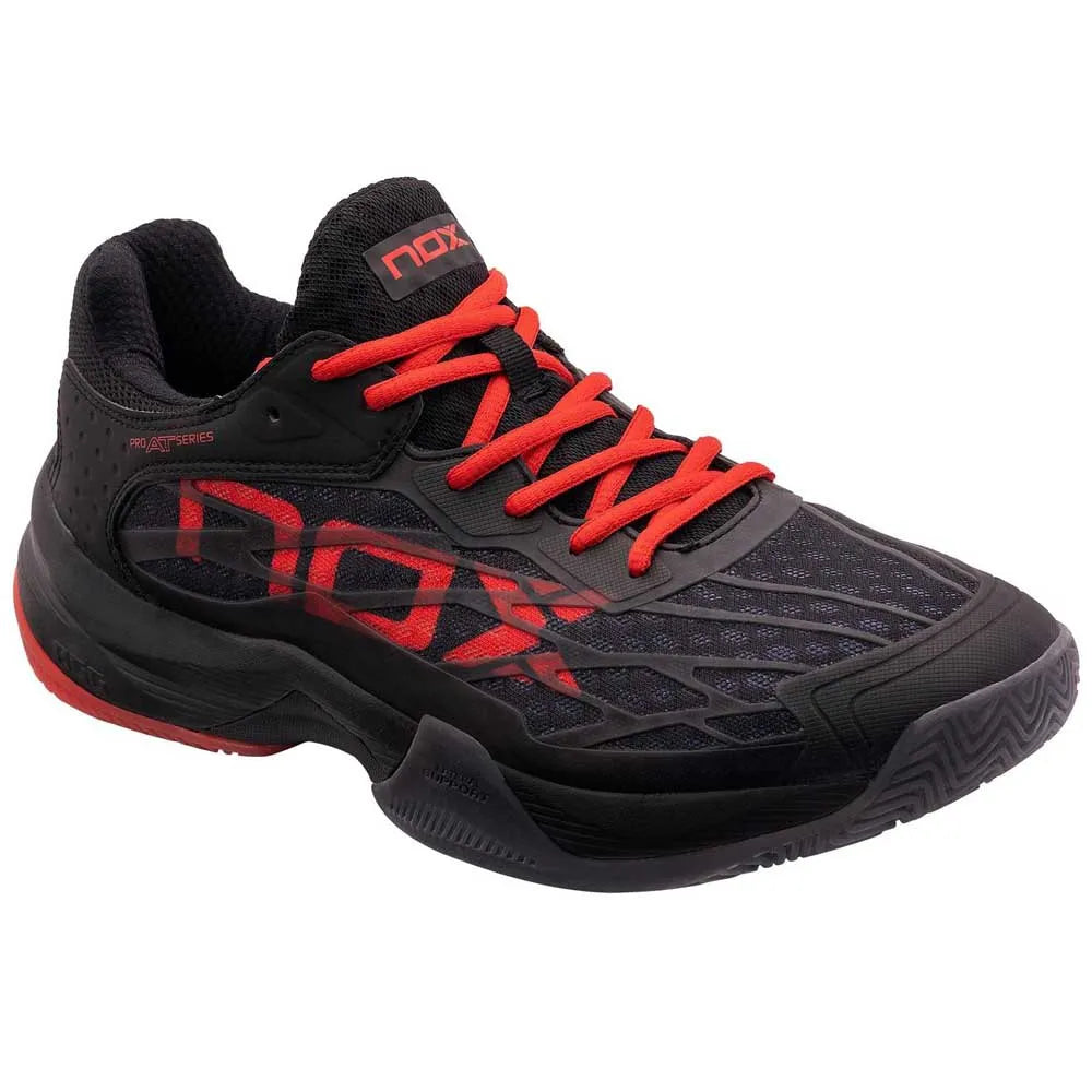 SAPATILHA PADEL HOMEM NOX AT10 LUX Preto/Vermelho