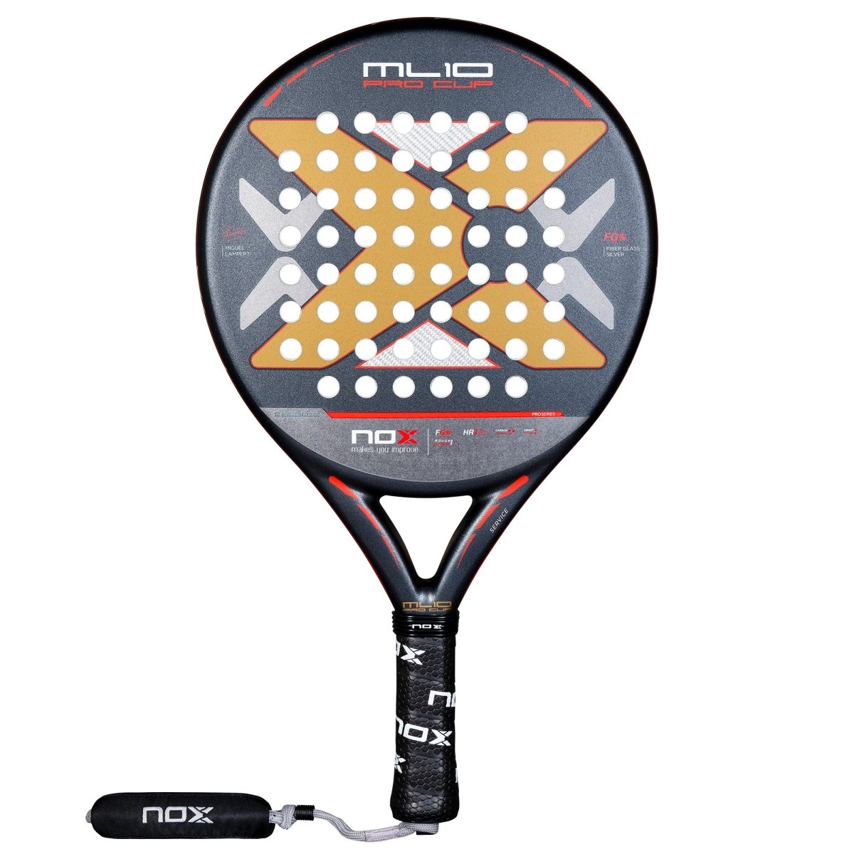RAQUETE DE PADEL NOX ML10 PRO CUP ROUGH SURFACE