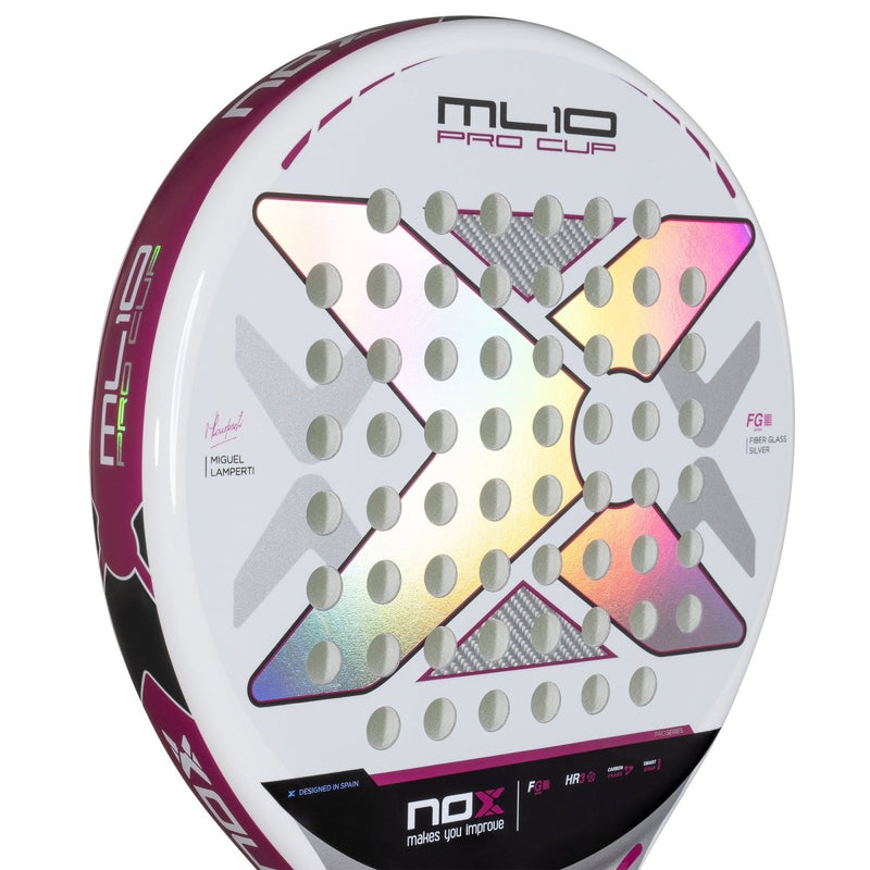 Abrir imagem na galeria, RAQUETE DE PADEL NOX ML10 PRO CUP SILVER
