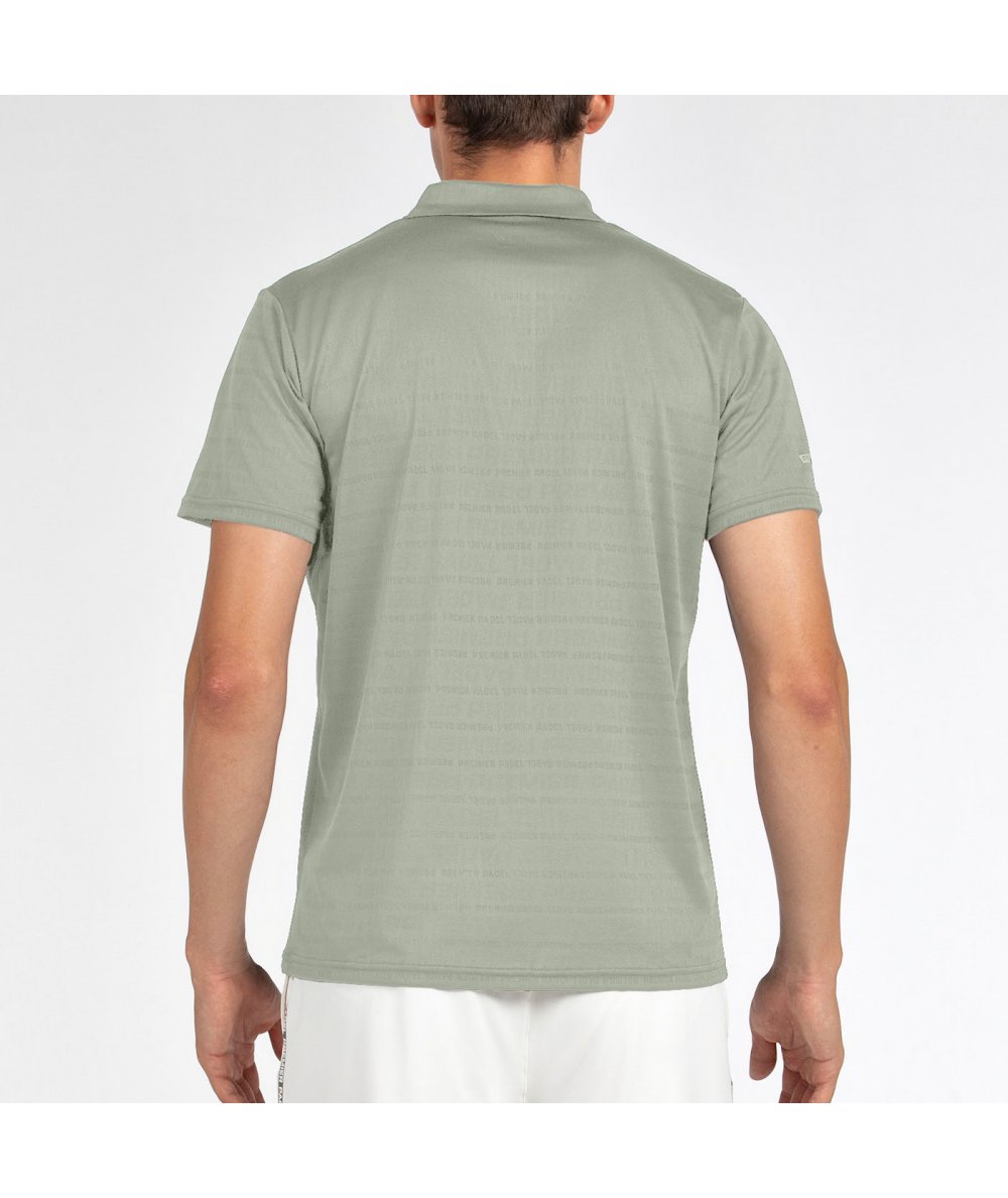 T-shirt Polo HOMEM BULLPADEL POMPIER Eucalipto Premier Padel