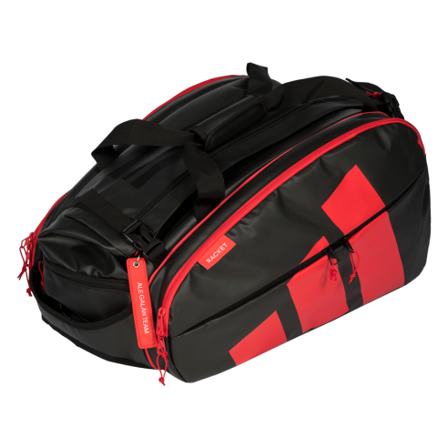 Cargue la imagen en el visor de la galería, PALETERO ADIDAS MULTIGAME NEGRO/ROJO 2026 DE ALE GALÁN
