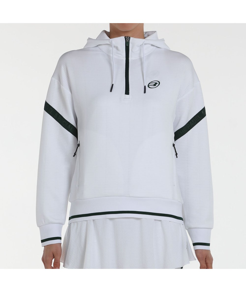 SWEATSHIRT MULHER BULLPADEL LESA BRANCO