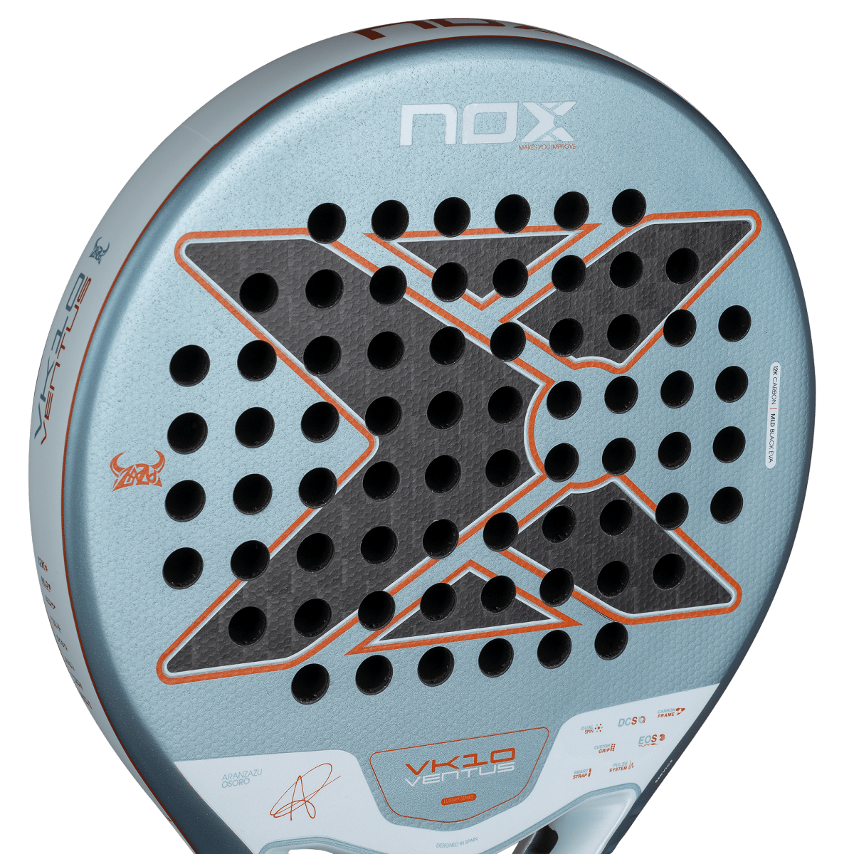 RAQUETE DE PADEL NOX VK10 VENTUS CONTROL 12K by ARANZAZU OSORO - PRÉ-VENDA