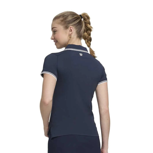 T-SHIRT POLO MULHER WILSON TEAM CLASSIC NAVY