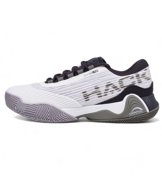 SAPATILHA DE PADEL HOMEM BULLPADEL HACK VIBRAM 25V BRANCO