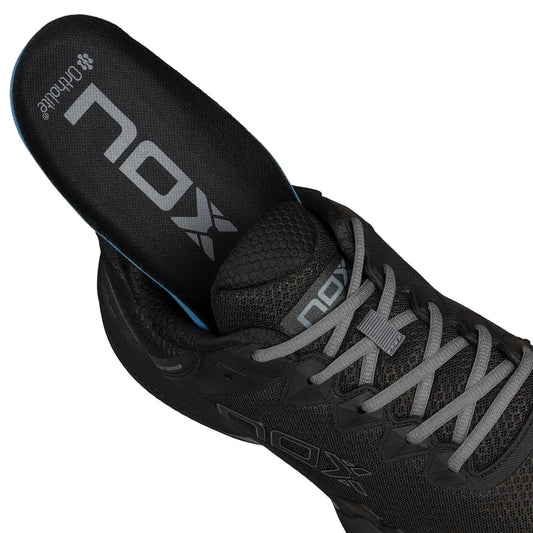 SAPATILHA PADEL HOMEM NOX ML10 HEXA Preto/Cinza Ardósia