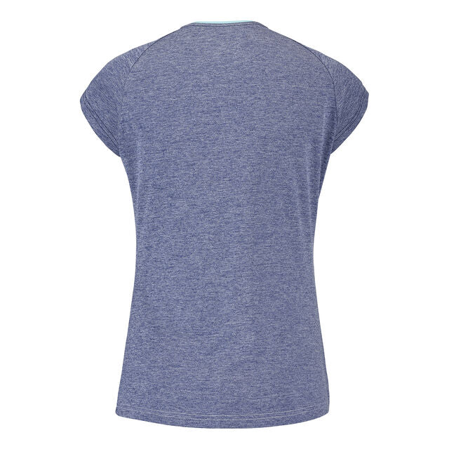 Carica immagine in Galleria Viewer, T-SHIRT MULHER BABOLAT PLAY CAP WHITE / BLUE
