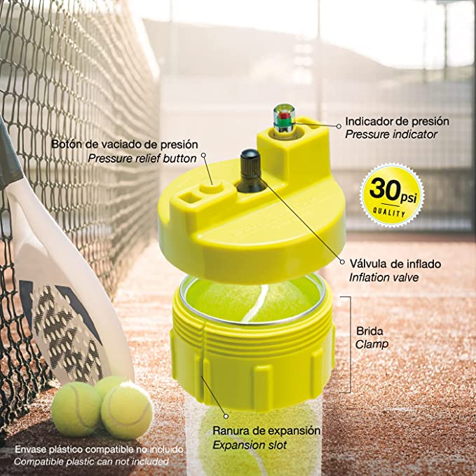 Abrir imagem na galeria, SISTEMA DE PRESSURIZAÇÃO BOLAS PADEL BALL RESCUER PREMIUM PLUS