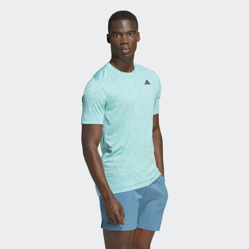 T-SHIRT HOMEM ADIDAS FREELIFT AZUL