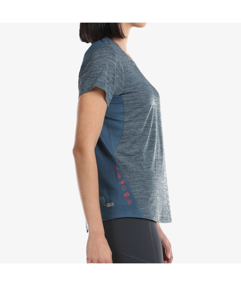 Abrir imagem na galeria, T-SHIRT MULHER BULLPADEL DILUI AZUL GLACIAR