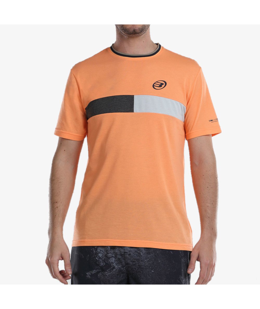 T-SHIRT HOMEM BULLPADEL NOTRO LARANJA VIGORE