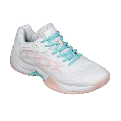 SAPATILHAS PADEL SENHORA NOX AT10 LUX BRANCO/POTPURRI