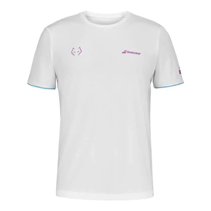 Carica immagine in Galleria Viewer, T-SHIRT HOMEM BABOLAT JUAN LEBRON BRANCA
