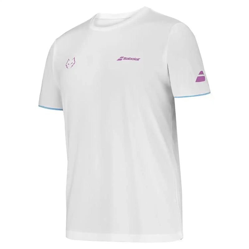 Carica immagine in Galleria Viewer, T-SHIRT HOMEM BABOLAT JUAN LEBRON BRANCA
