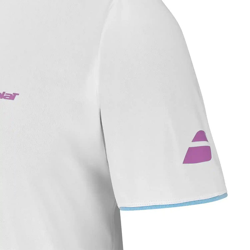 Carica immagine in Galleria Viewer, T-SHIRT HOMEM BABOLAT JUAN LEBRON BRANCA

