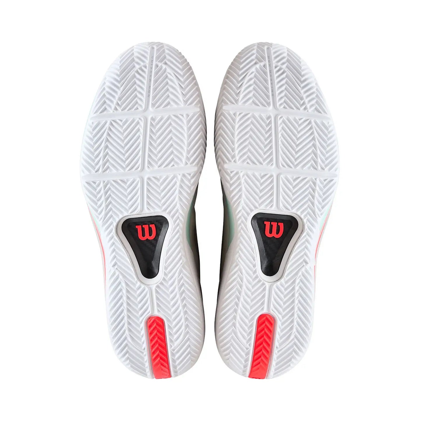 SAPATILHAS DE PADEL HOMEM WILSON RUSH TOUR 5 CLAY BRANCO/VERDE AGUA/CORAL